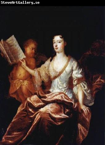 unknow artist Portrait of a lady as Saint Cecilia